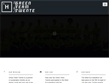 Tablet Screenshot of greenteamtwente.nl